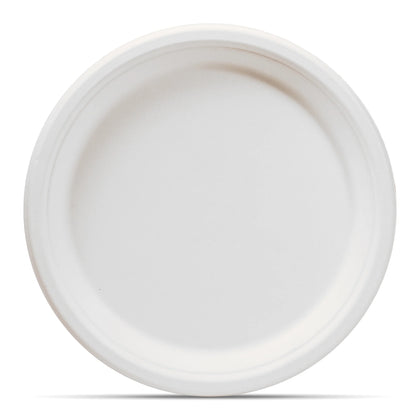 9" / 23cm  Round White Plate 500pack