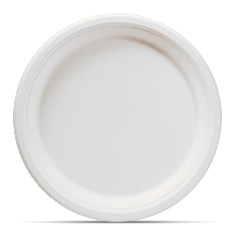 9" / 23cm Round White Plate 500pack