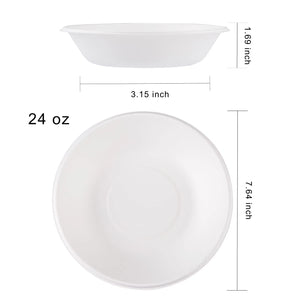 24 oz Compostable Bowls